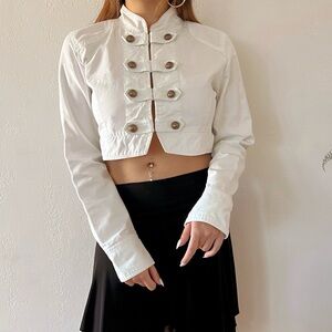 Vintage Y2K Napolean Marching Band Crop Jacket sz S/M